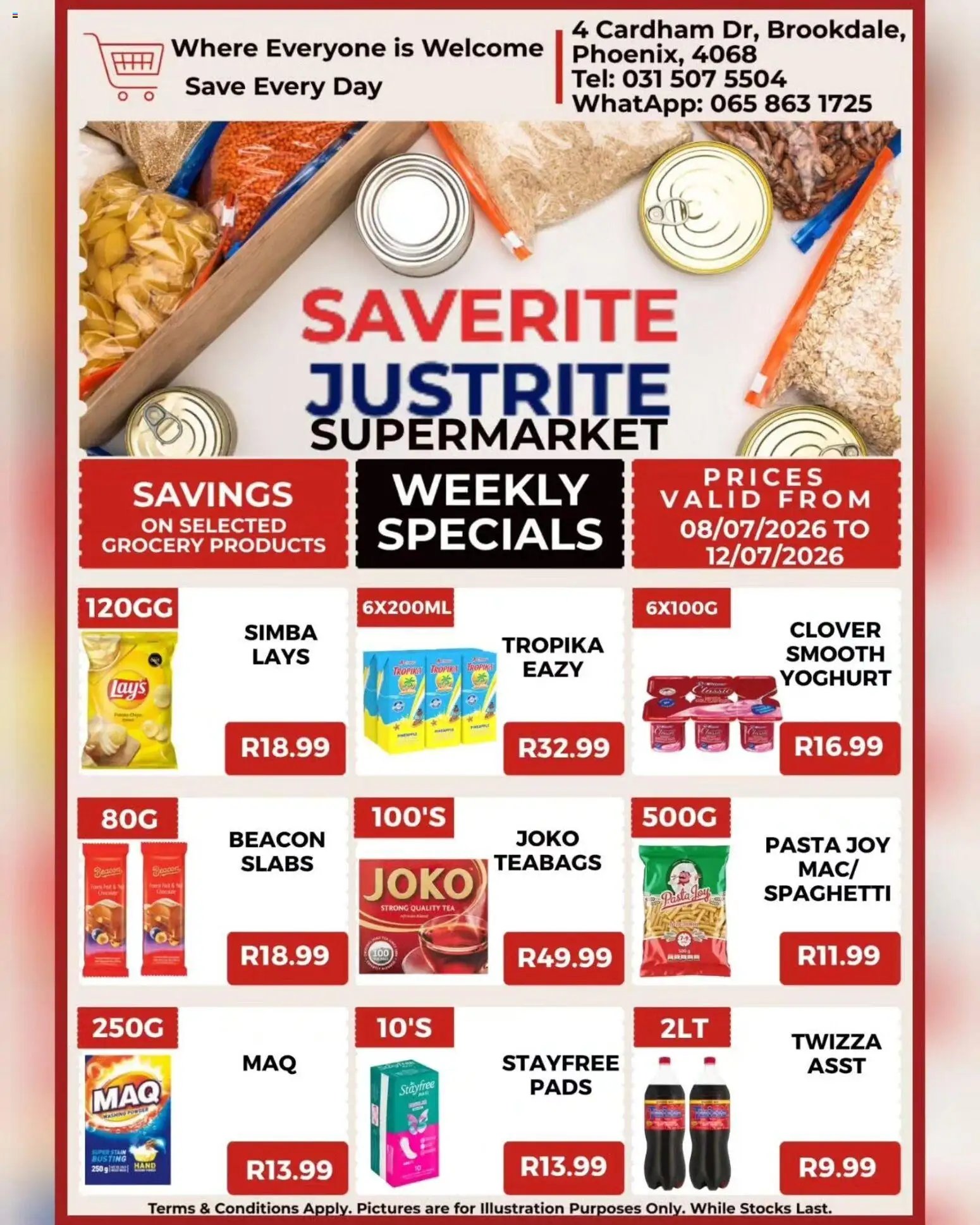 Saverite Specials