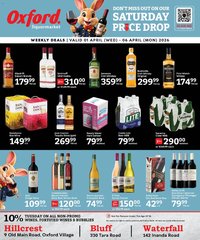 Oxford Freshmarket Liquormarket Deals (2026-04-01 - 2026-04-06)