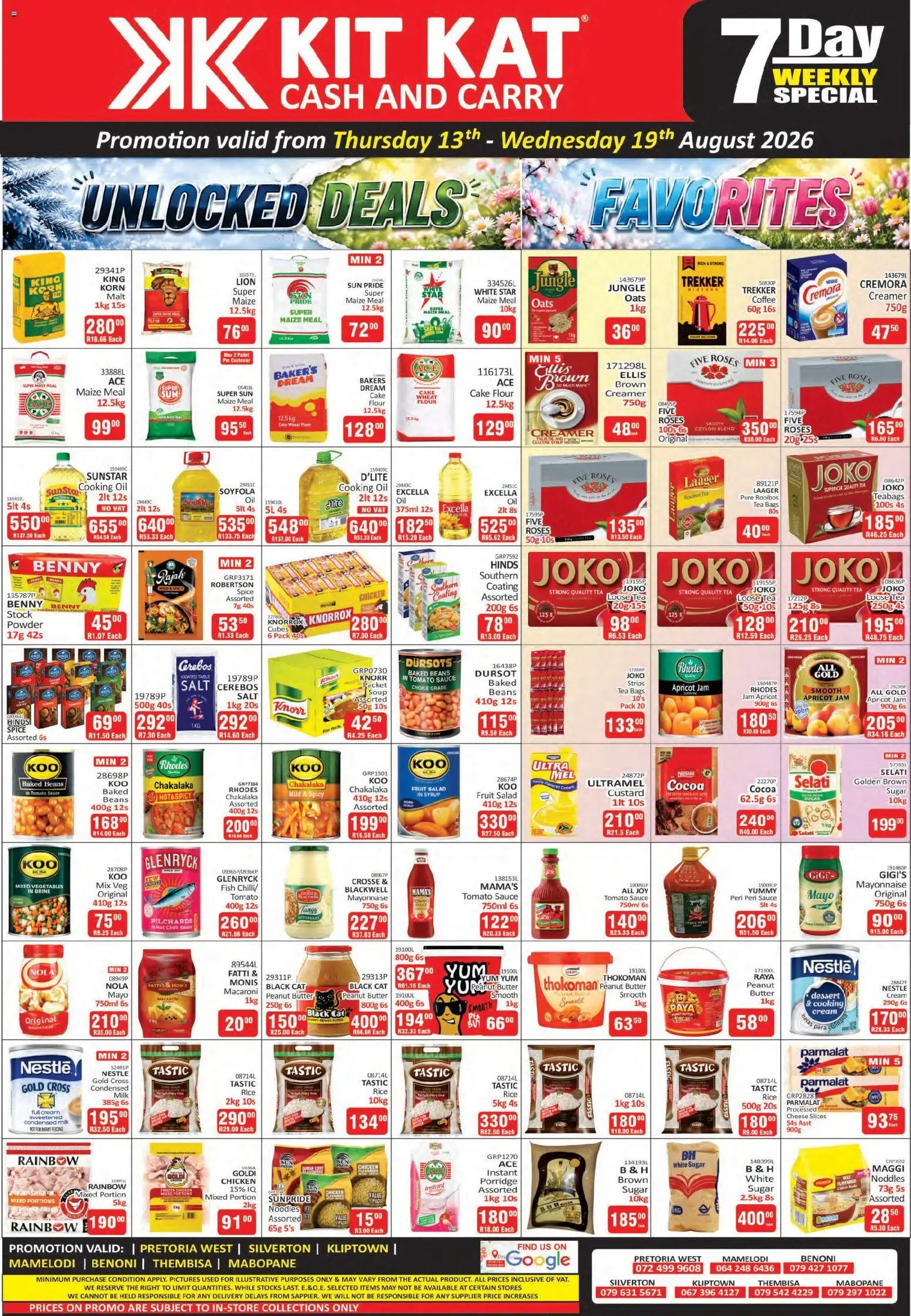 KIT KAT Cash & Carry Specials