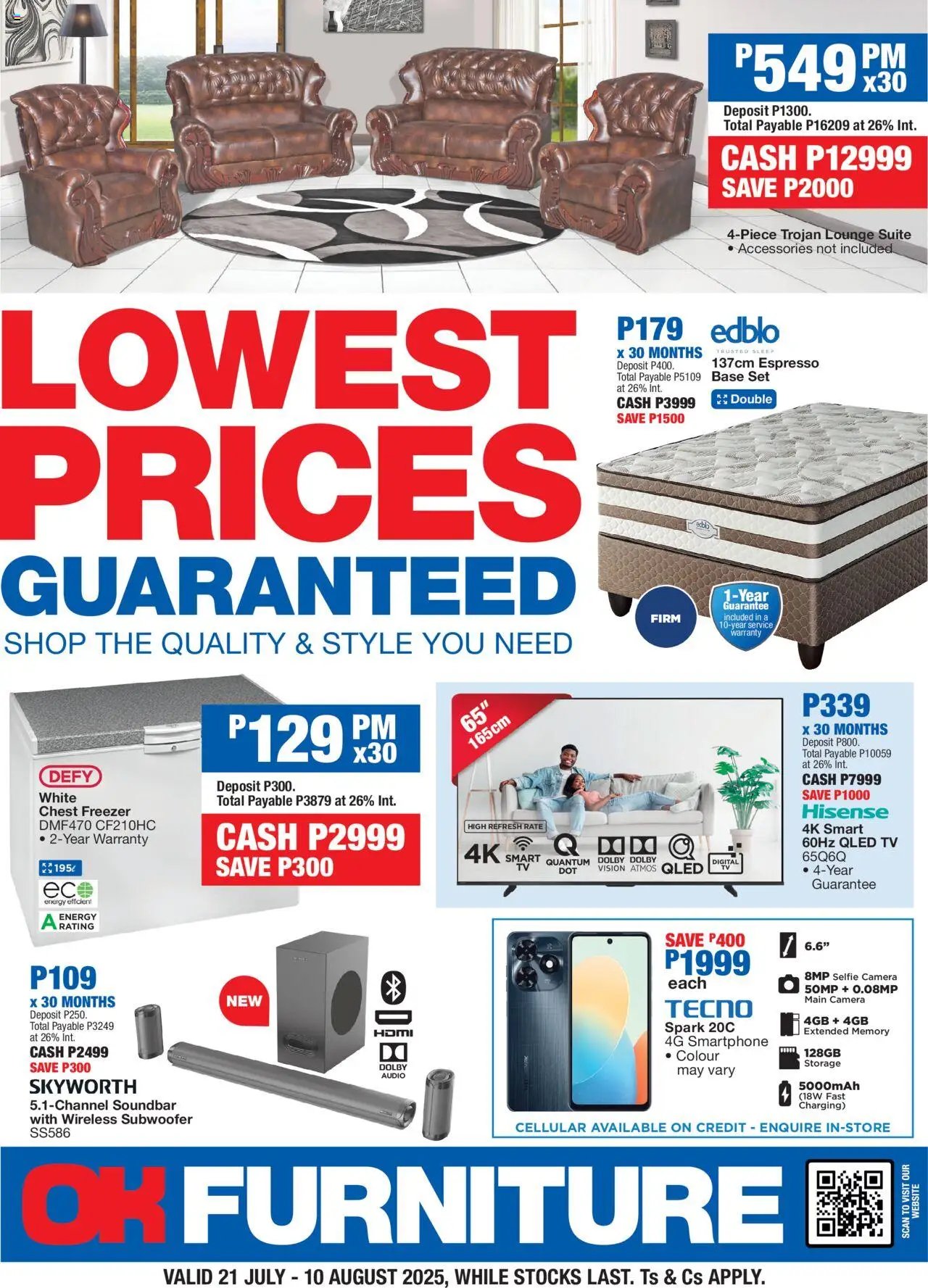 OK Furniture - Botswana Specials (2025-07-21 - 2025-08-10) | 1