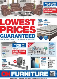 OK Furniture - Botswana Specials (2025-07-21 - 2025-08-10)