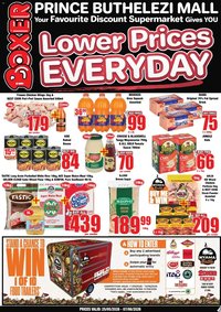 Boxer KwaZulu-Natal - Prince Buthelezi Mall Specials