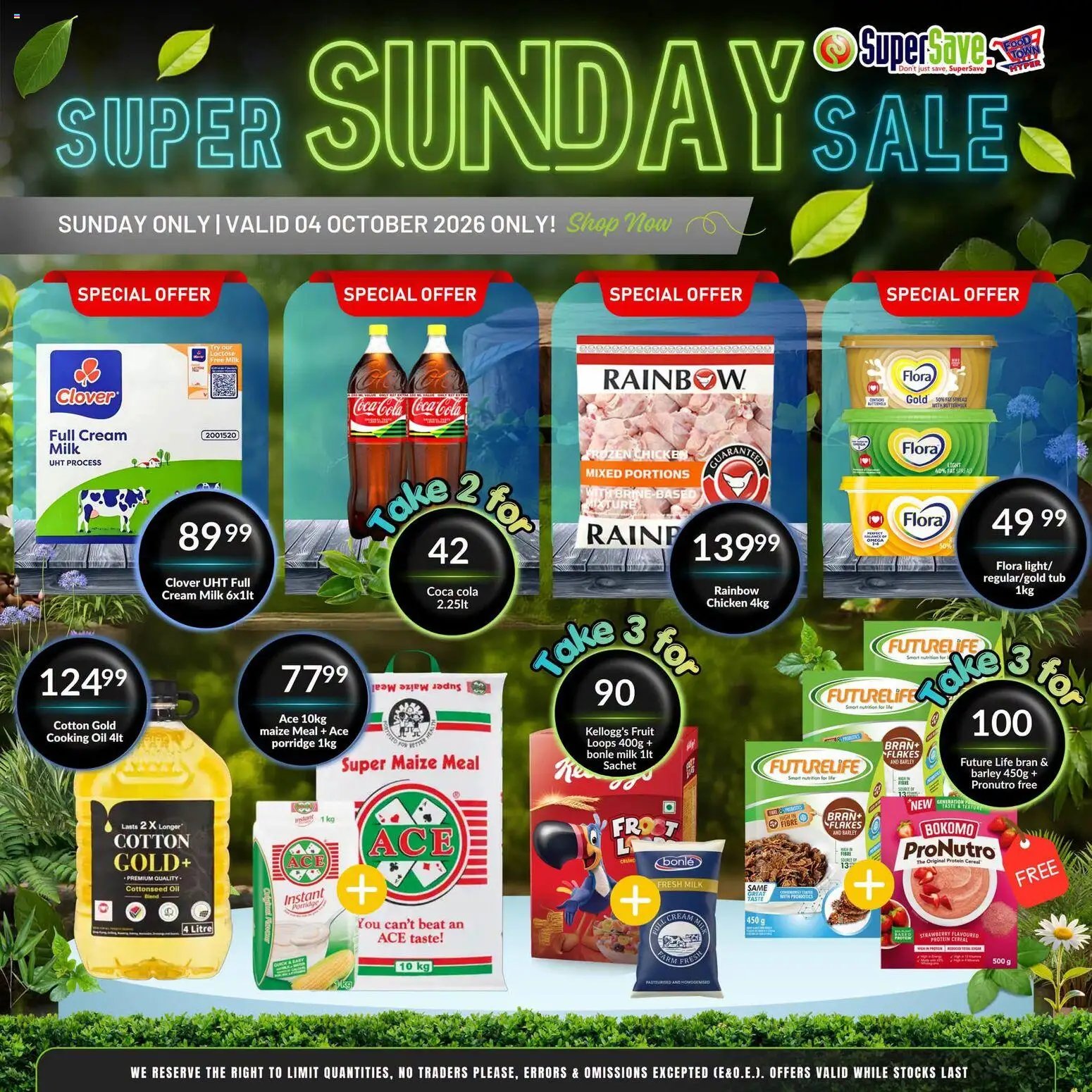 Super Save Sunday Savings