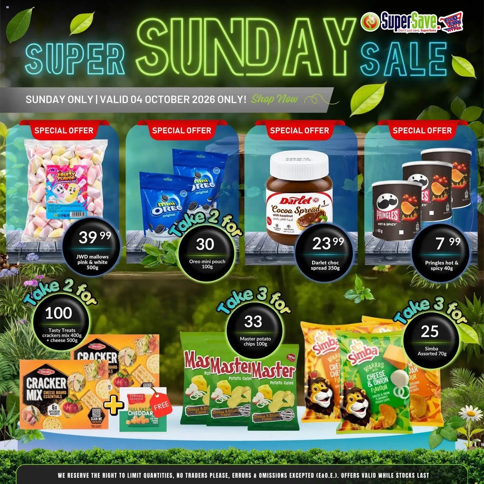 Super Save Sunday Savings