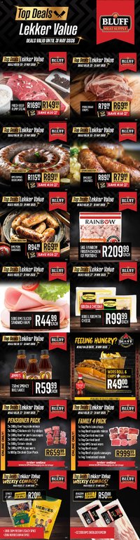 Bluff Meat Supply Top Deals. Lekker Value.