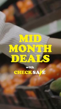 Check Save Mid-month deals selected stores