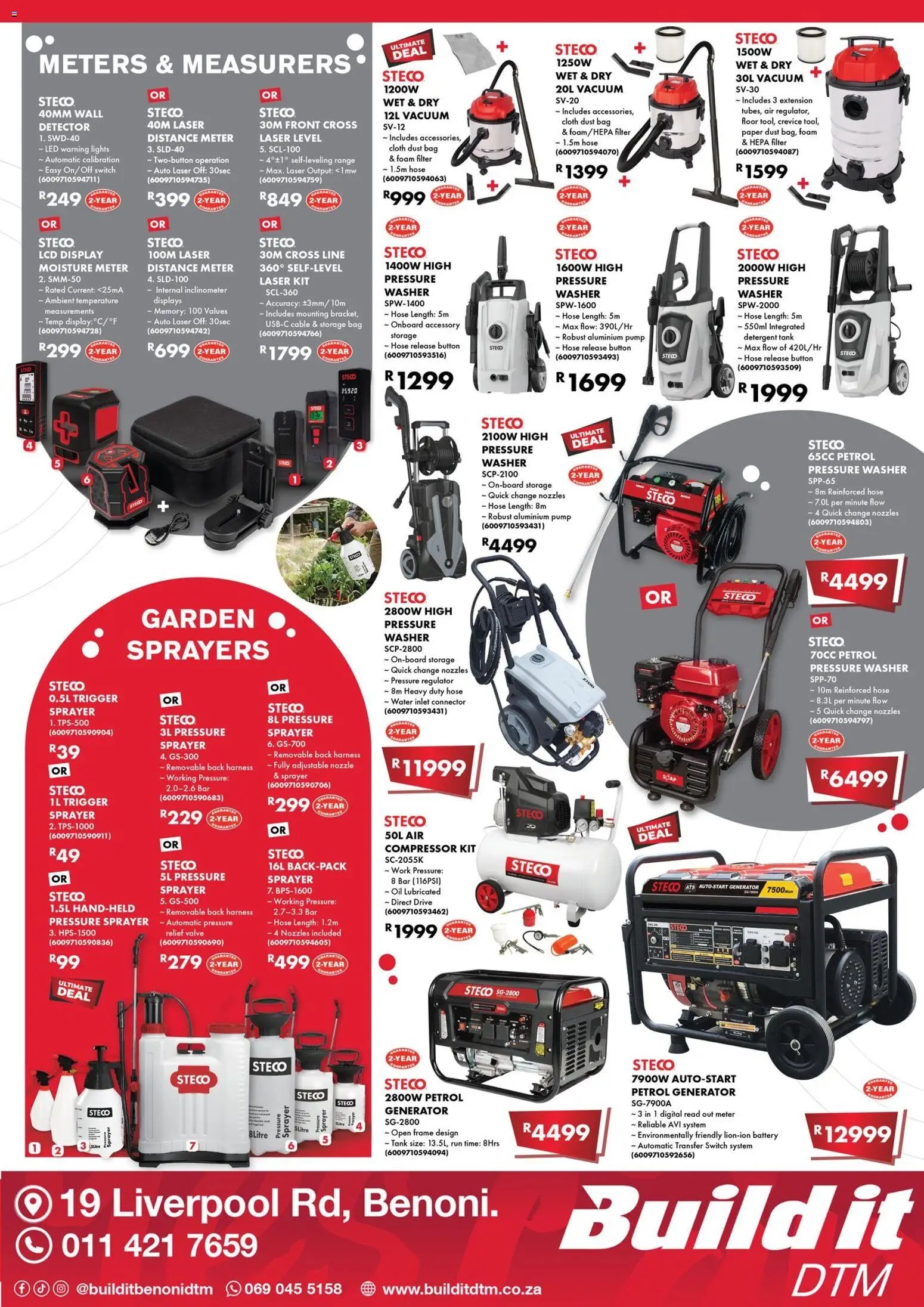 Build It Gauteng - Steco Range