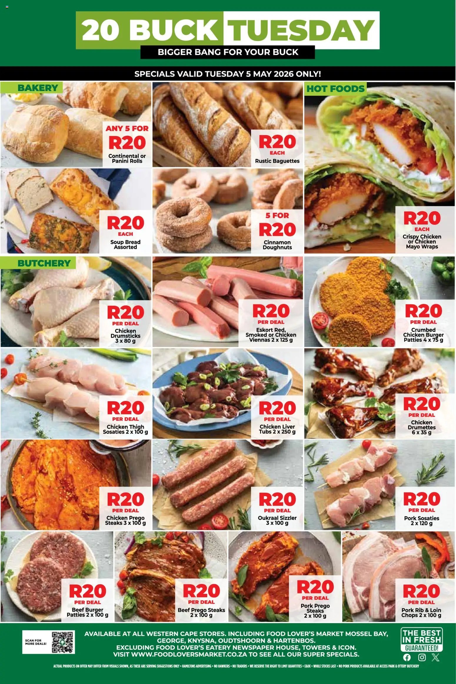 Food Lover's Market Western Cape - R20 Buck Tuesday (2026-05-04 - 2026-05-05) | 2