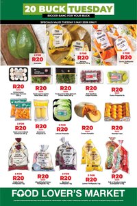Food Lover's Market Western Cape - R20 Buck Tuesday (2026-05-04 - 2026-05-05)
