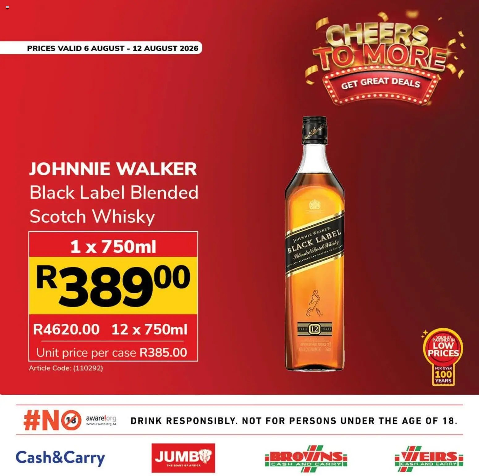 Jumbo Liquor Specials
