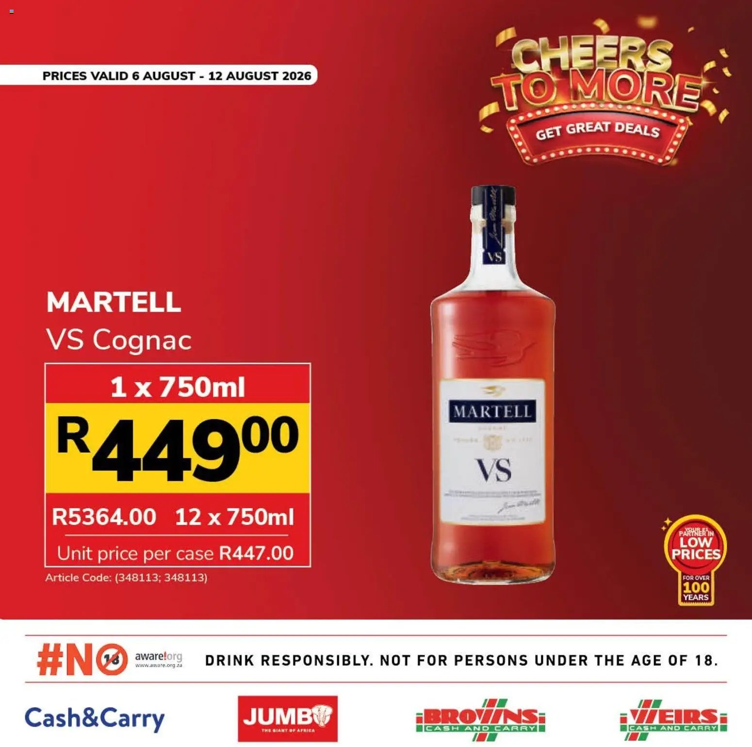 Jumbo Liquor Specials