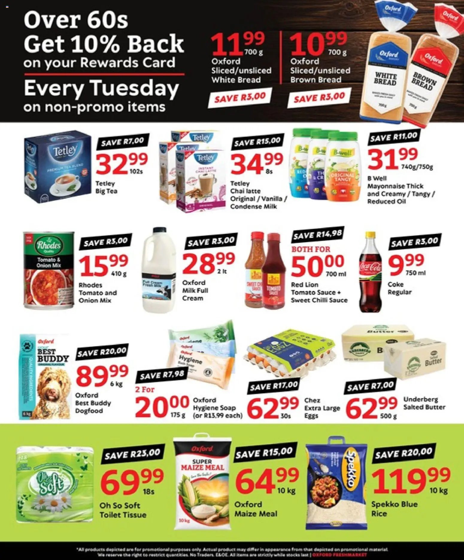 Oxford Freshmarket Tuesday Sale