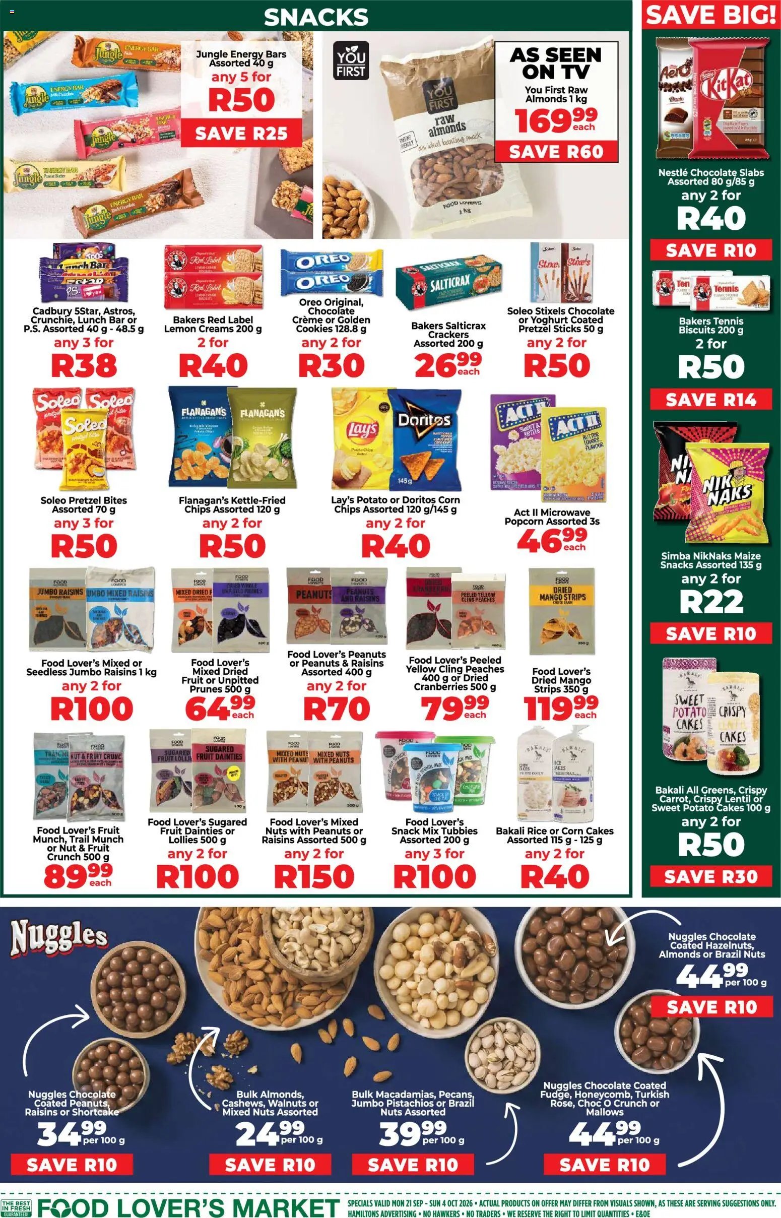 Food Lover's Market Game day deals