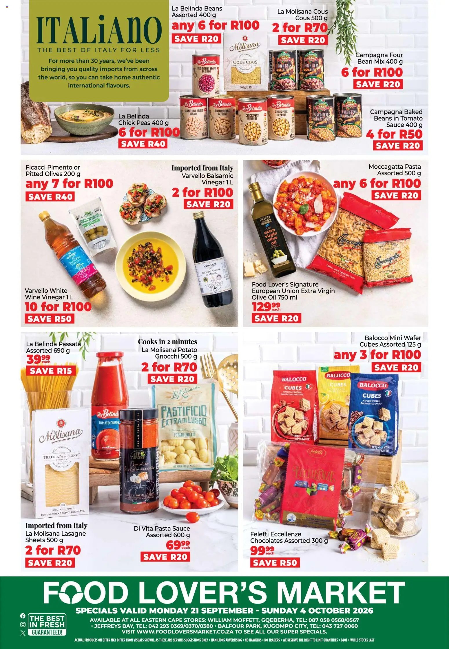 Food Lover's Market Game day deals