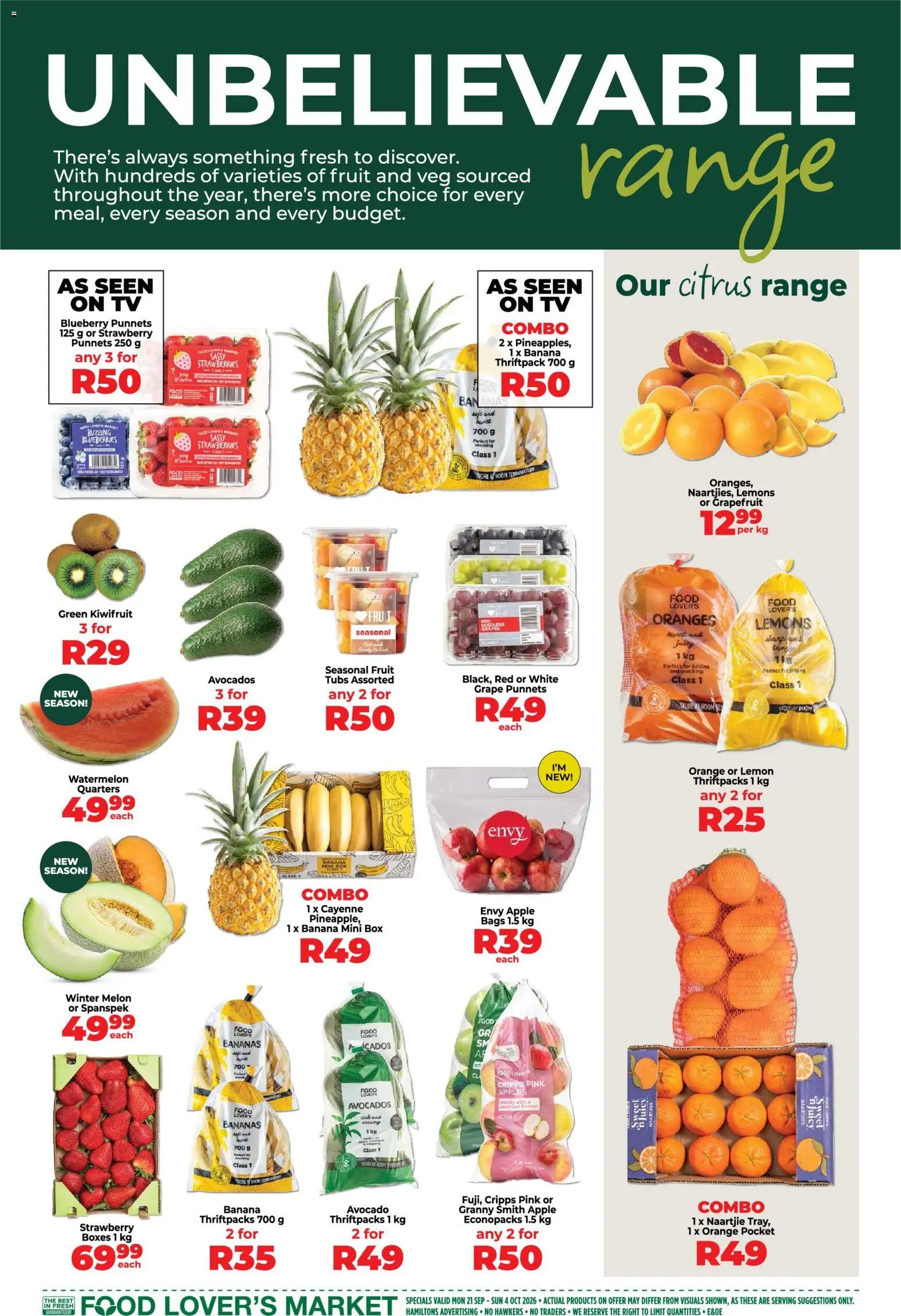 Food Lover's Market Game day deals