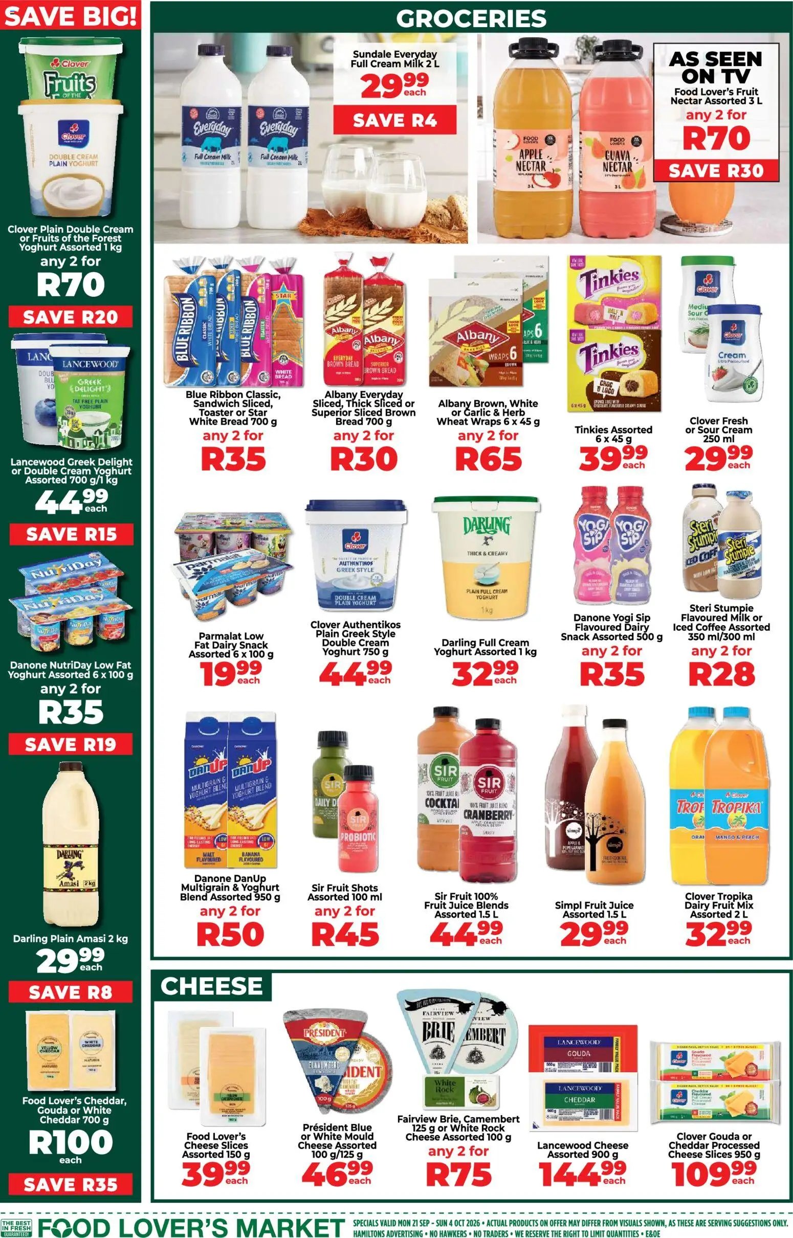 Food Lover's Market Game day deals