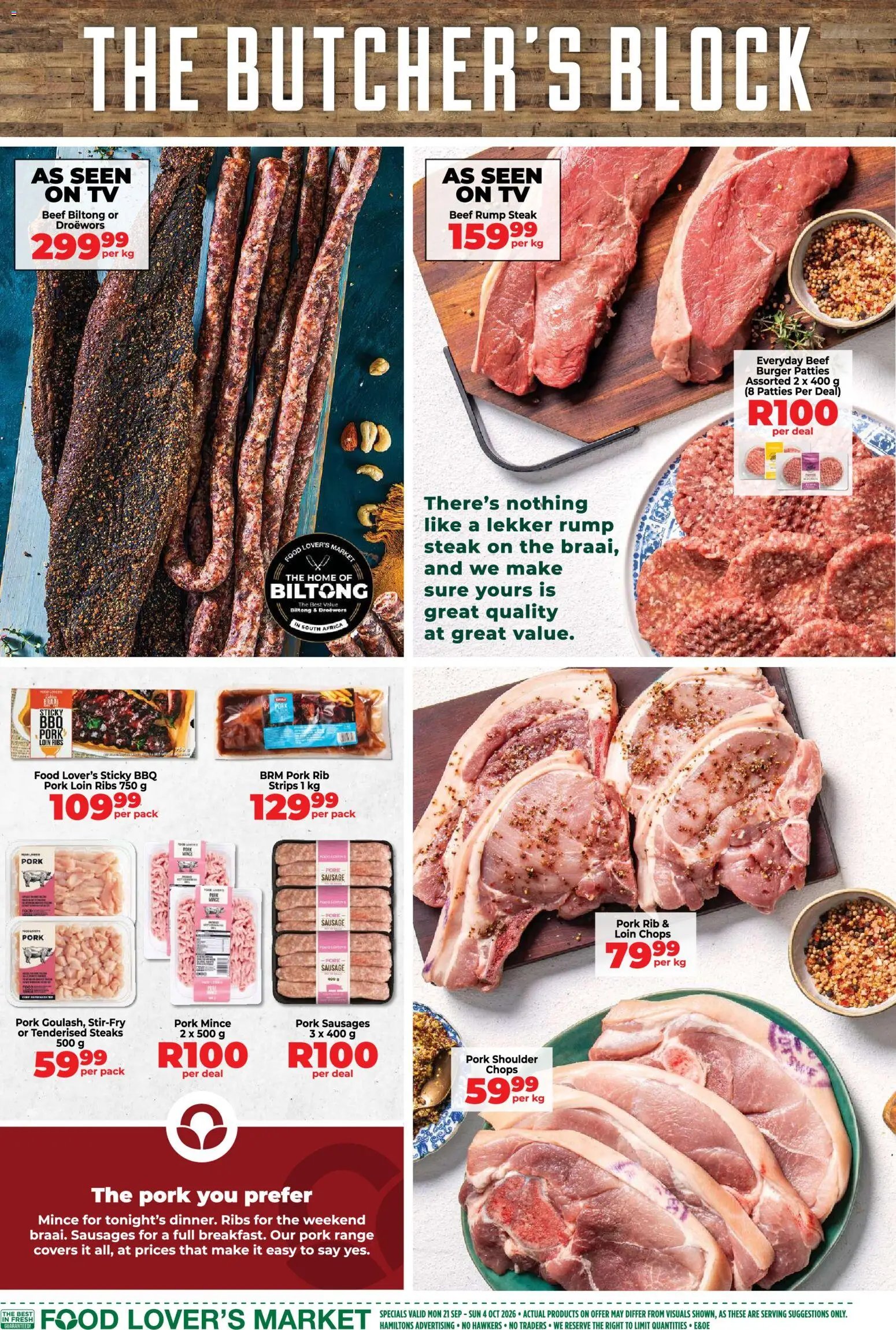 Food Lover's Market Game day deals