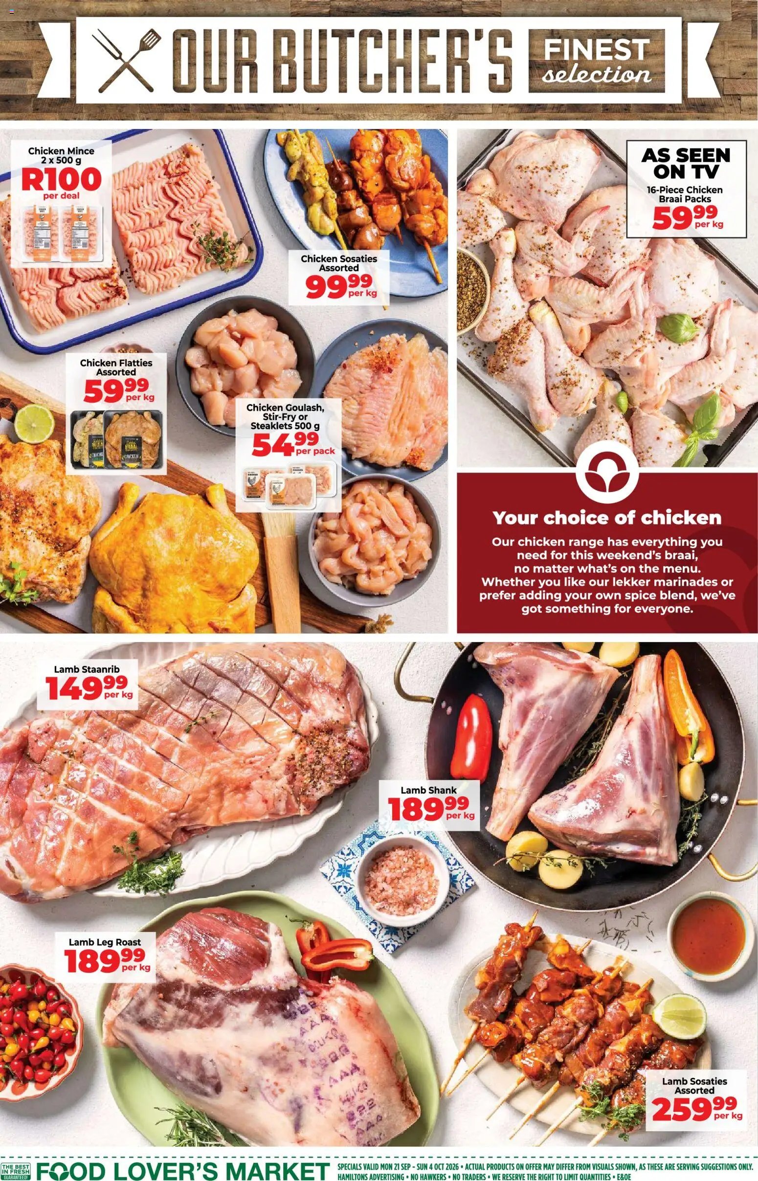Food Lover's Market Game day deals
