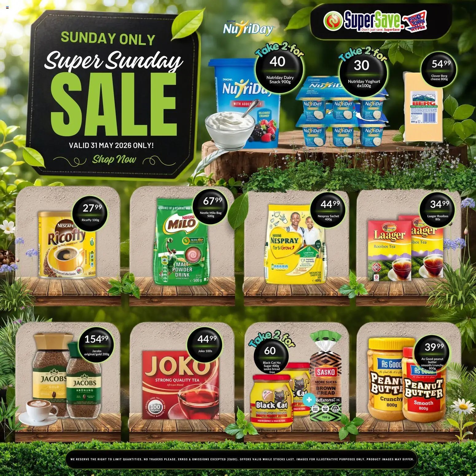 Super Save Sunday Savings