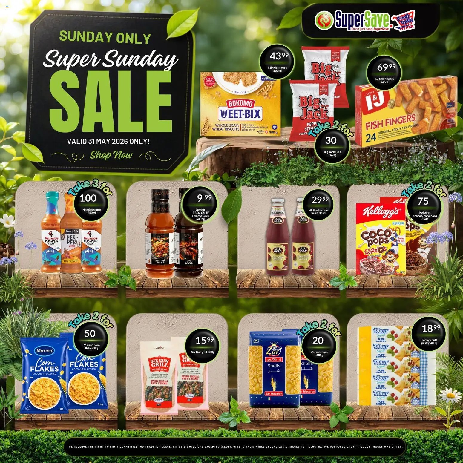 Super Save Sunday Savings