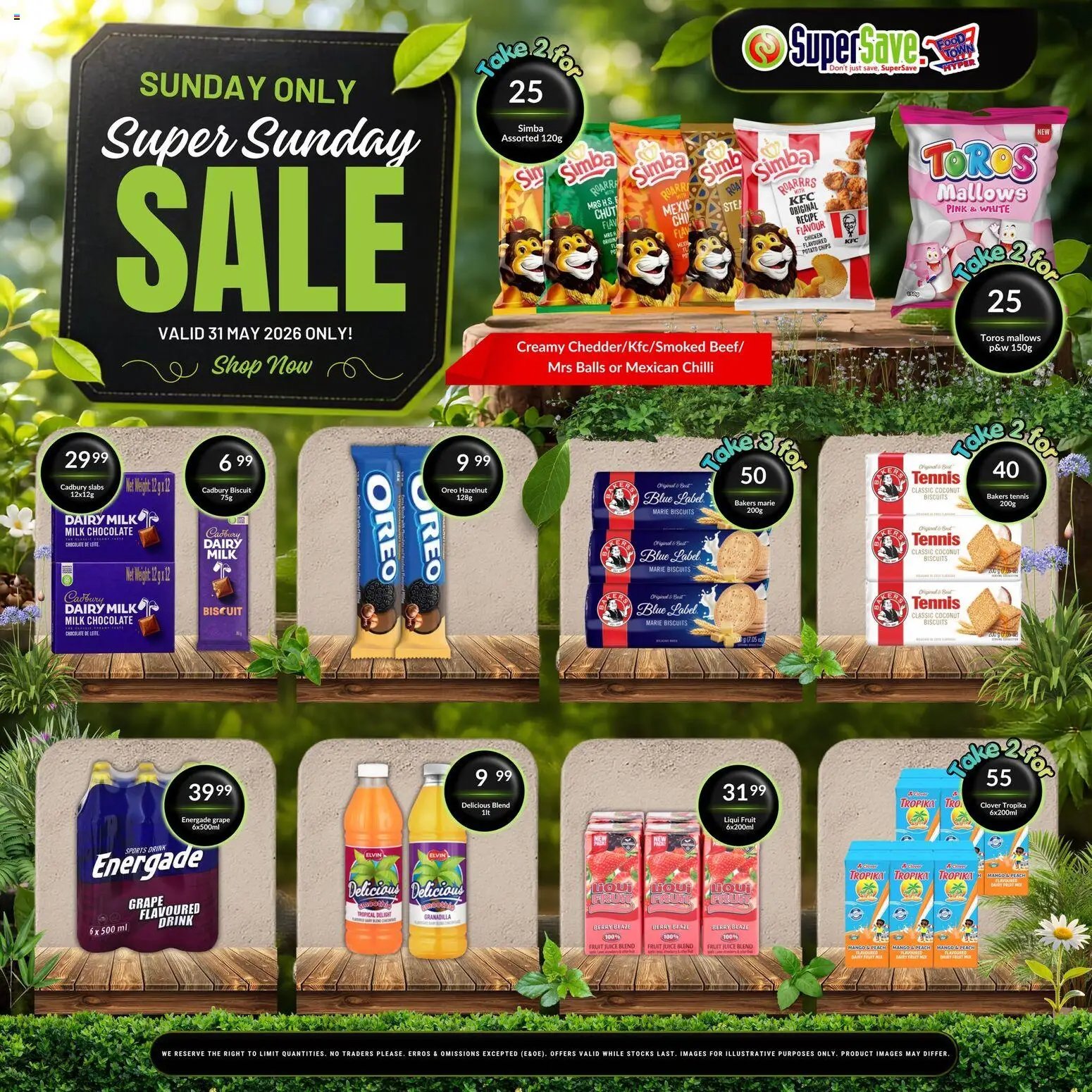 Super Save Sunday Savings