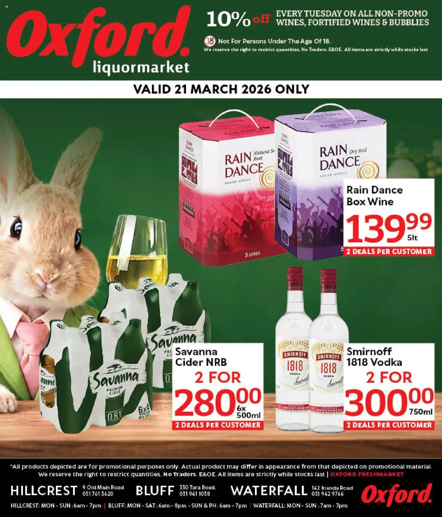 Oxford Freshmarket Price Drop (2026-03-28 - 2026-03-28) | 9