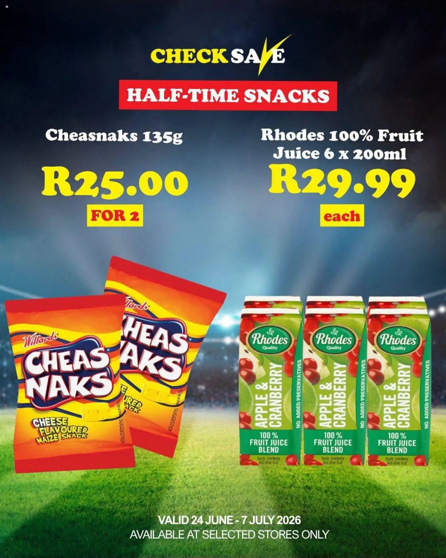 Check Save Month-end specials