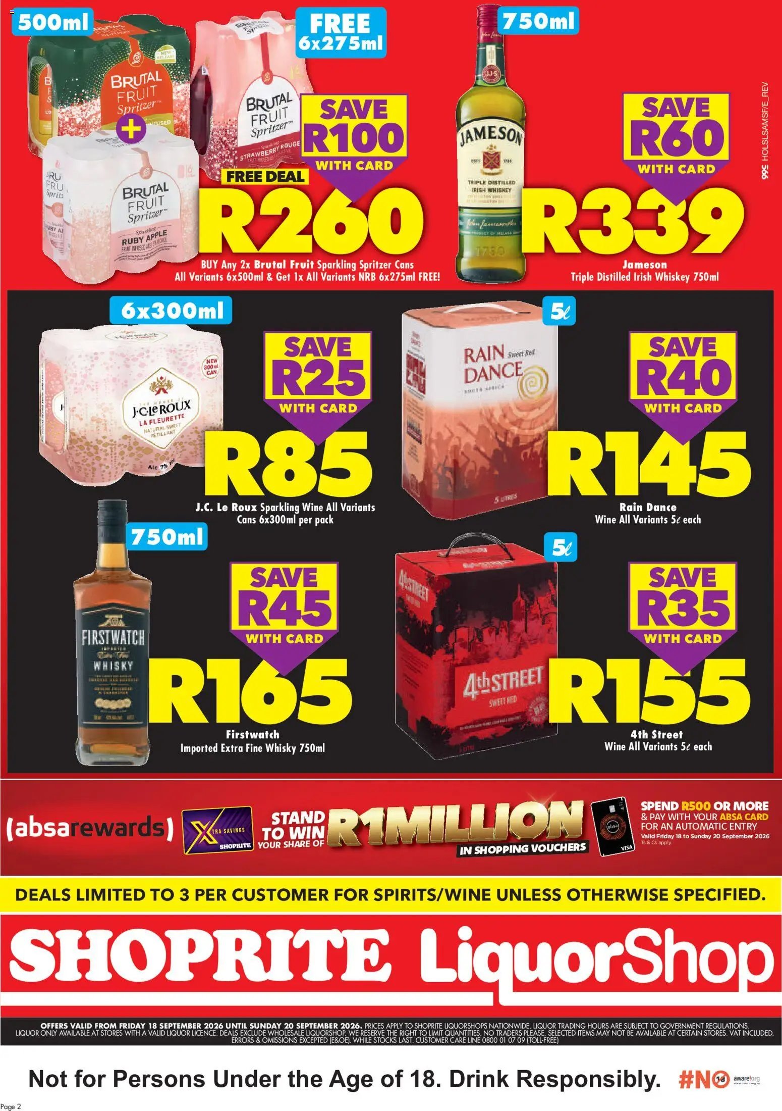 Shoprite LiquorShop Big Red Weekend