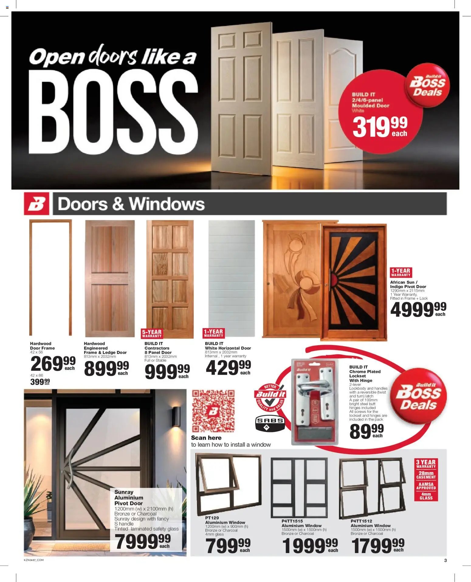 Build It Kwazulu-Natal - Specials