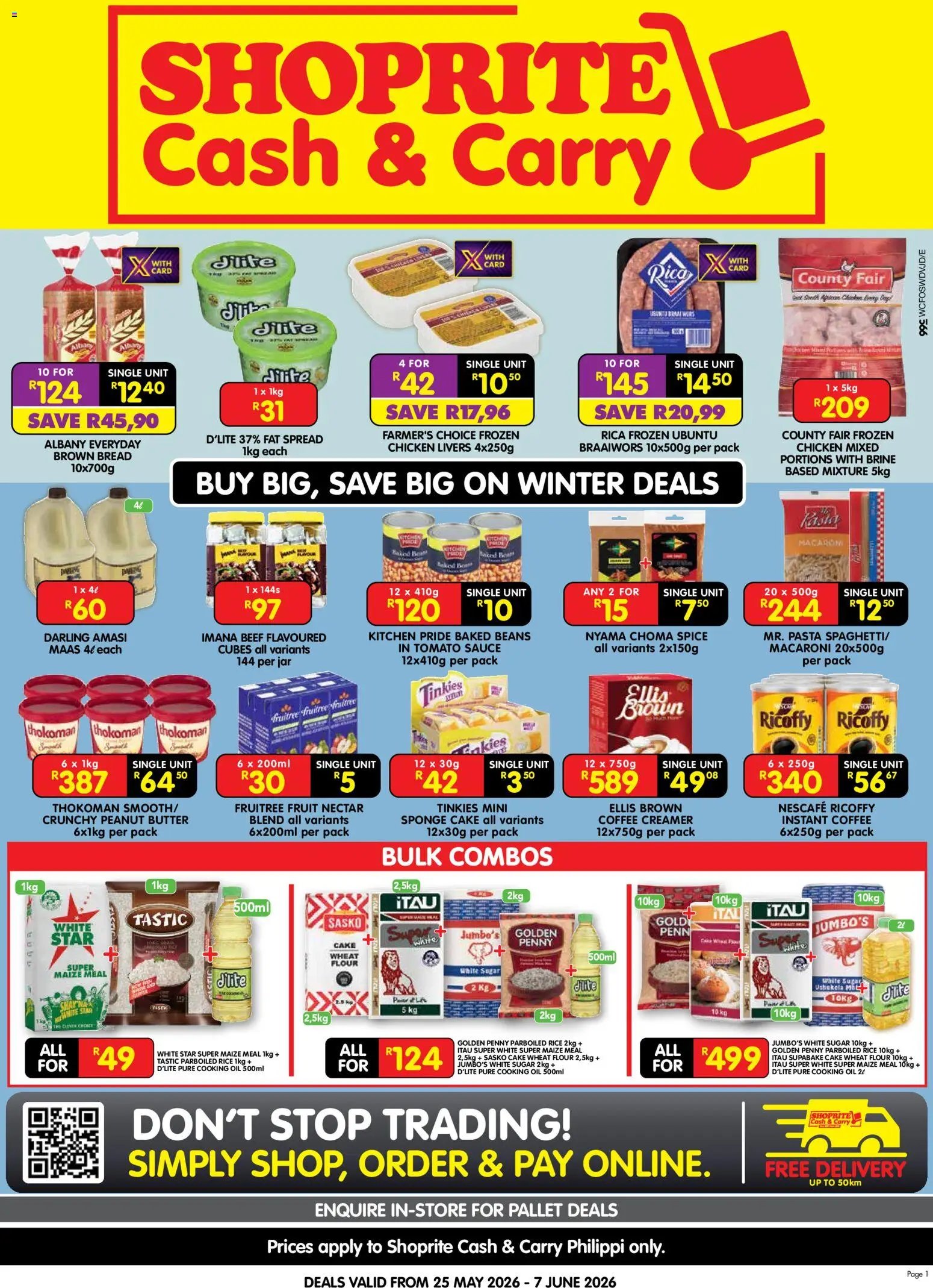 Shoprite Western Cape - Cash & Carry Winter Deals Philippi