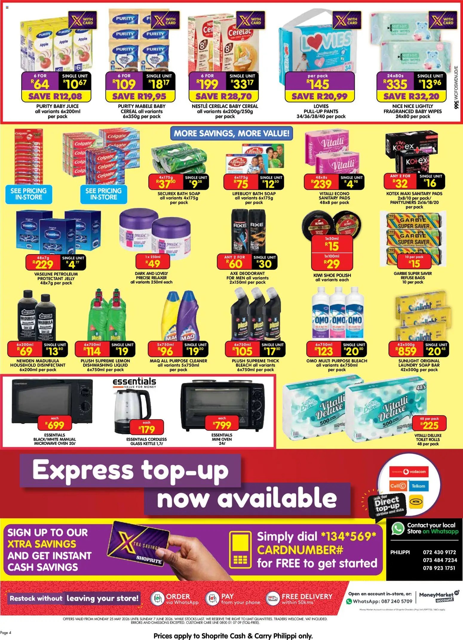 Shoprite Western Cape - Cash & Carry Winter Deals Philippi