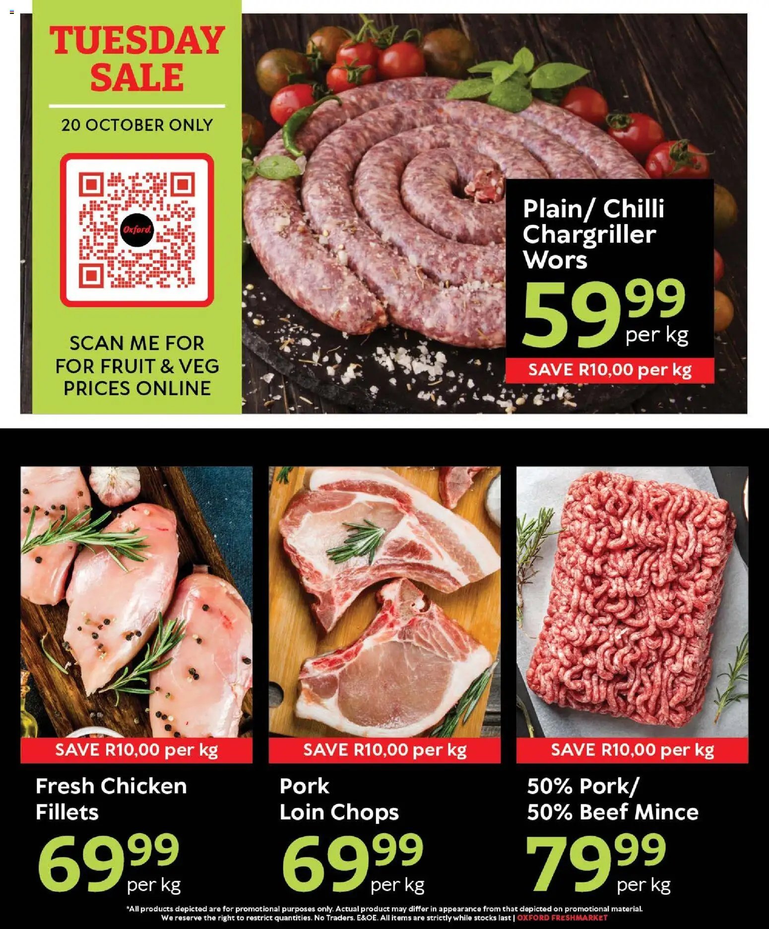 Oxford Freshmarket Tuesday Sale