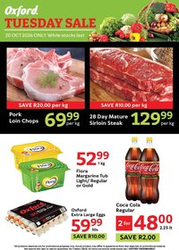 Oxford Freshmarket Tuesday Sale