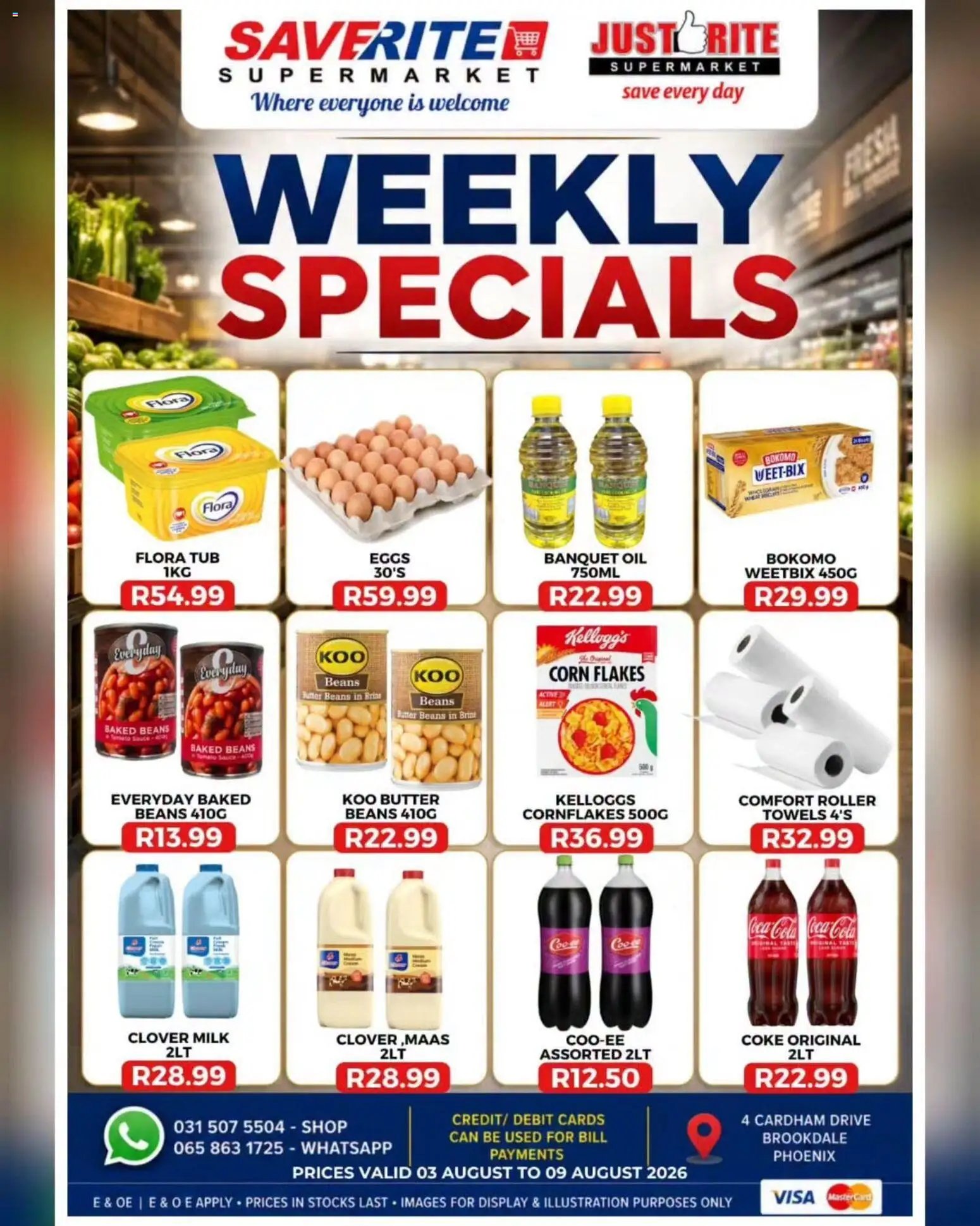 Saverite Specials