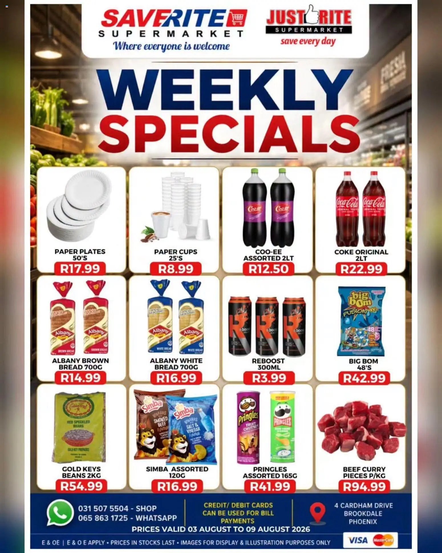 Saverite Specials