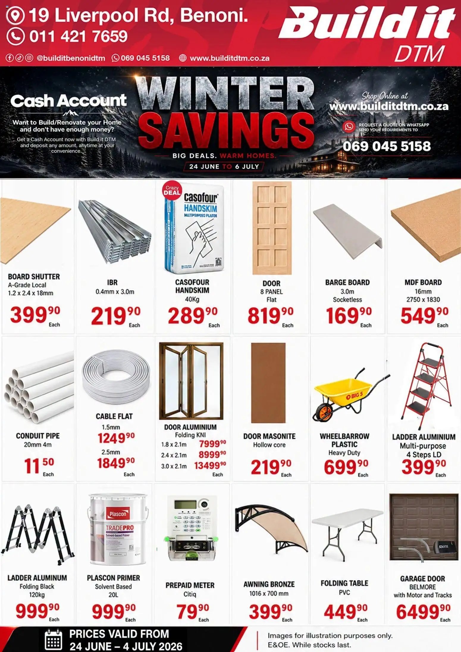 Build It Gauteng - Winter Savings
