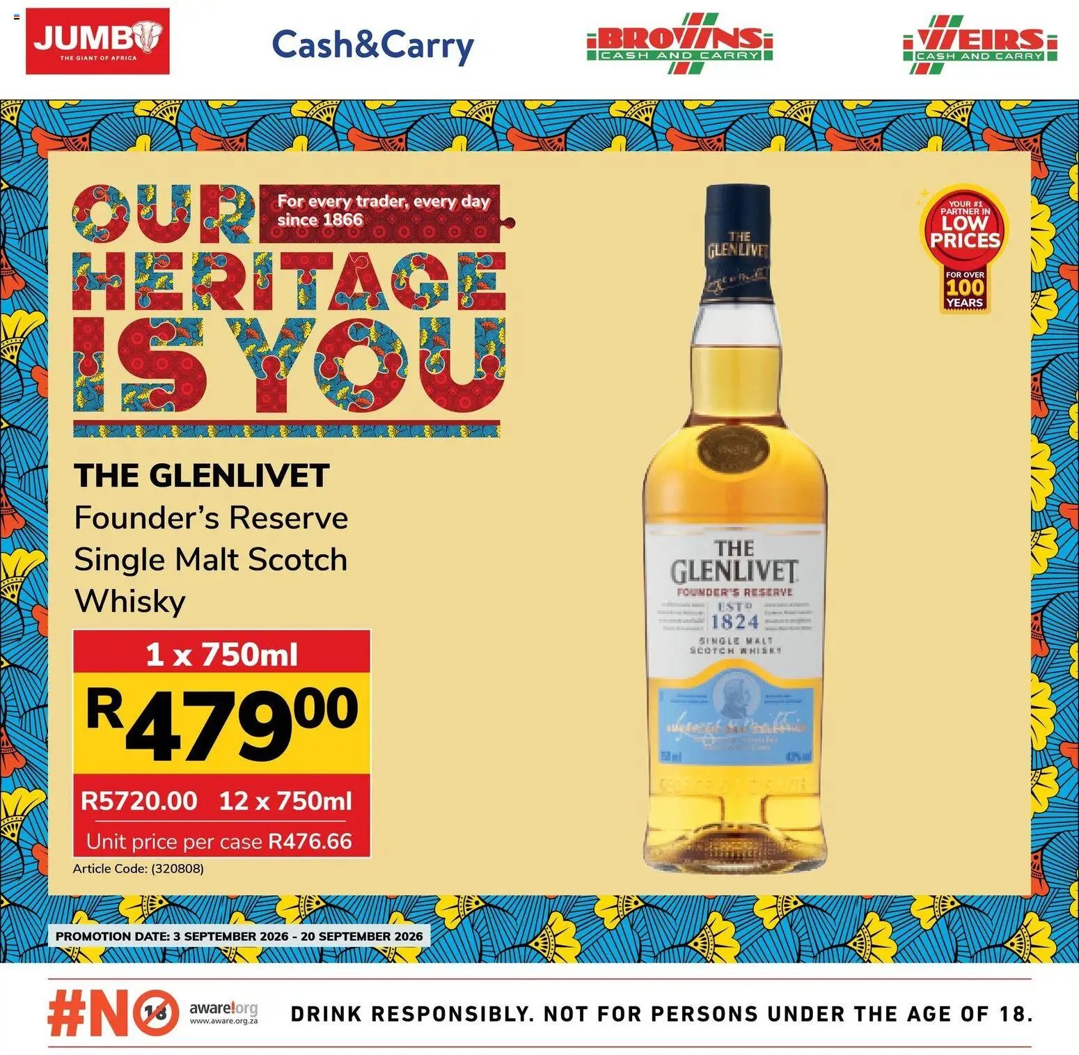 Jumbo Heritage Day Liquor Specials