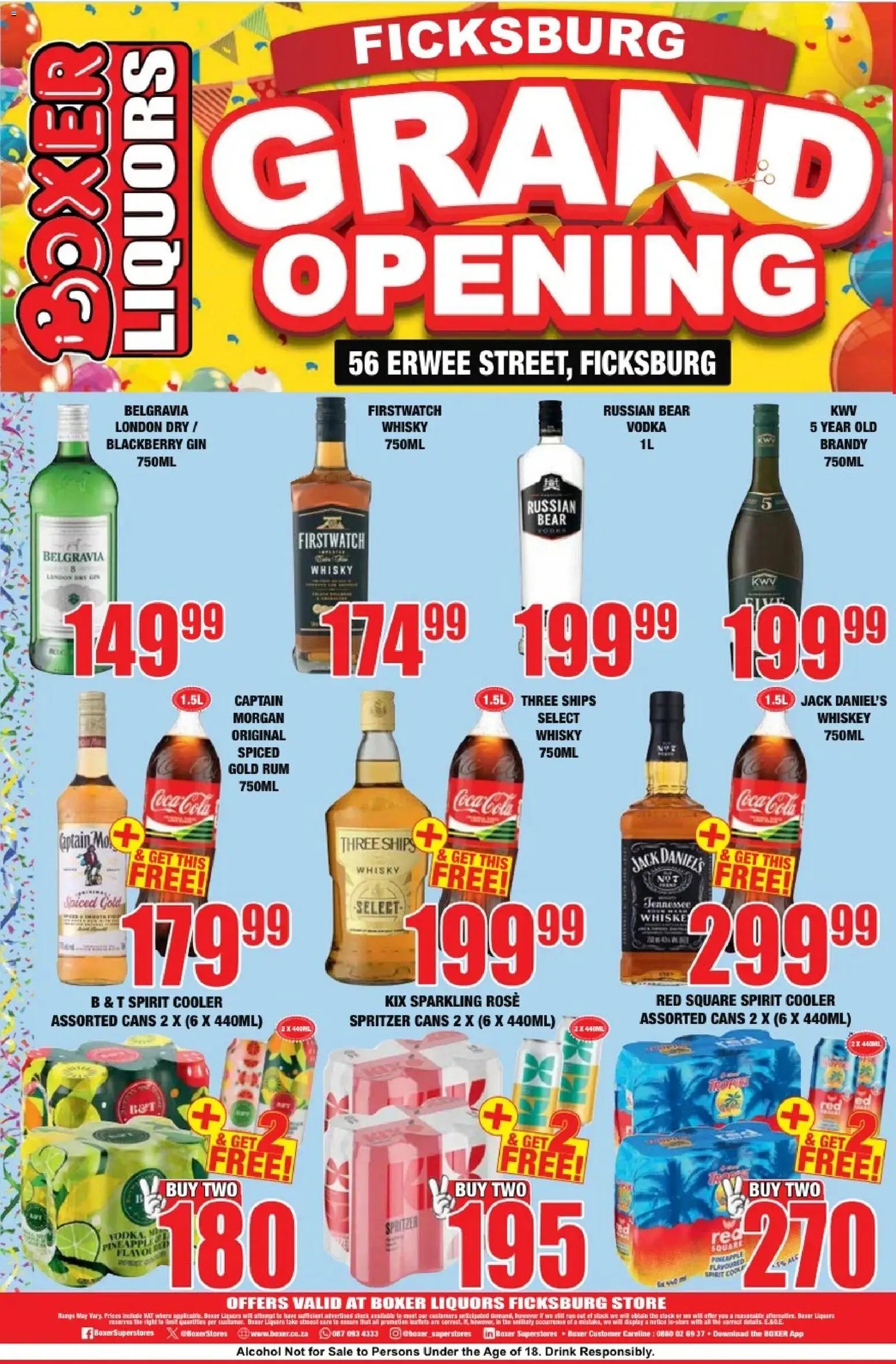 Boxer Ficksburg - Liquors