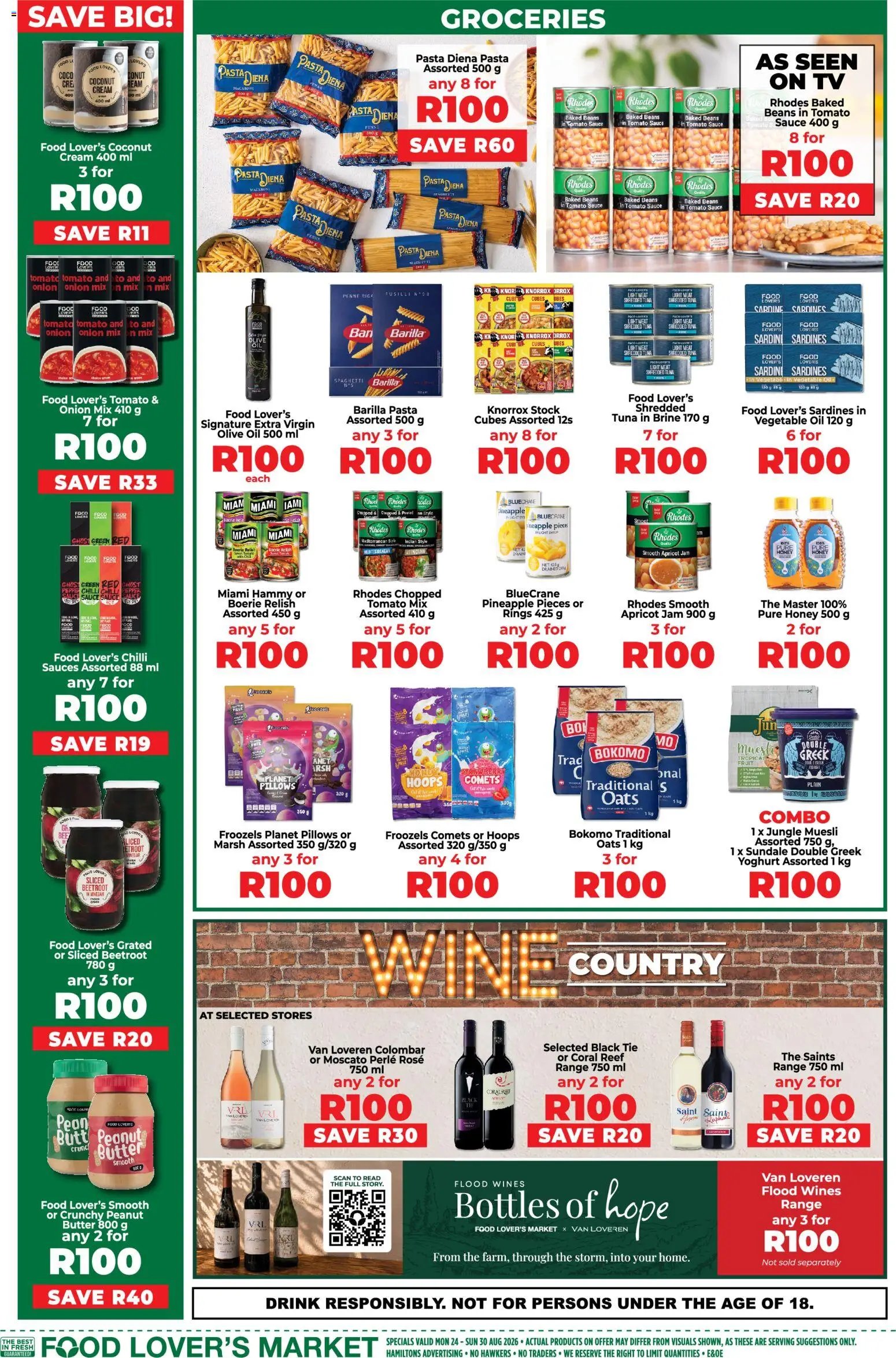 Food Lover's Market Western Cape - 100Buck Deals