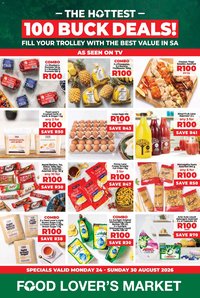 Food Lover's Market Western Cape - 100Buck Deals