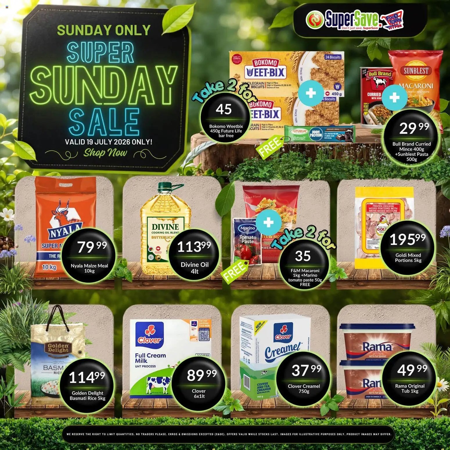 Super Save Sunday Savings