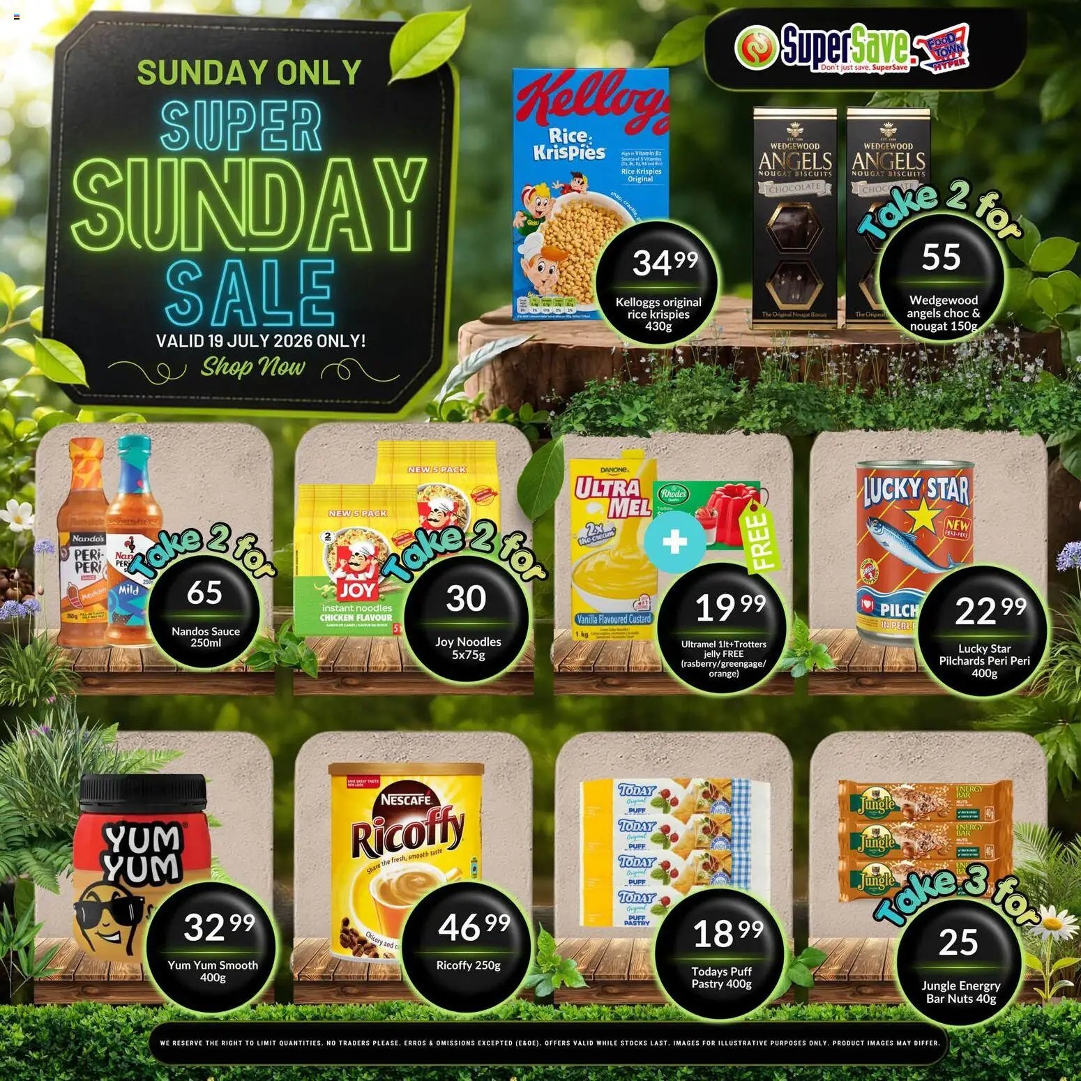 Super Save Sunday Savings