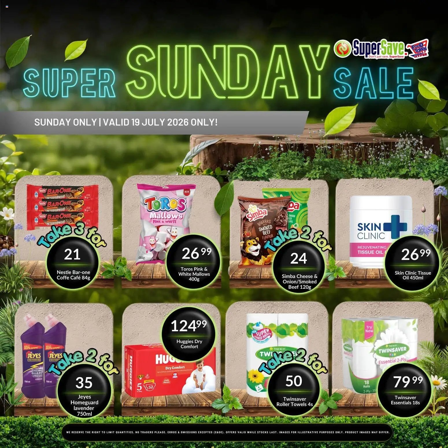 Super Save Sunday Savings