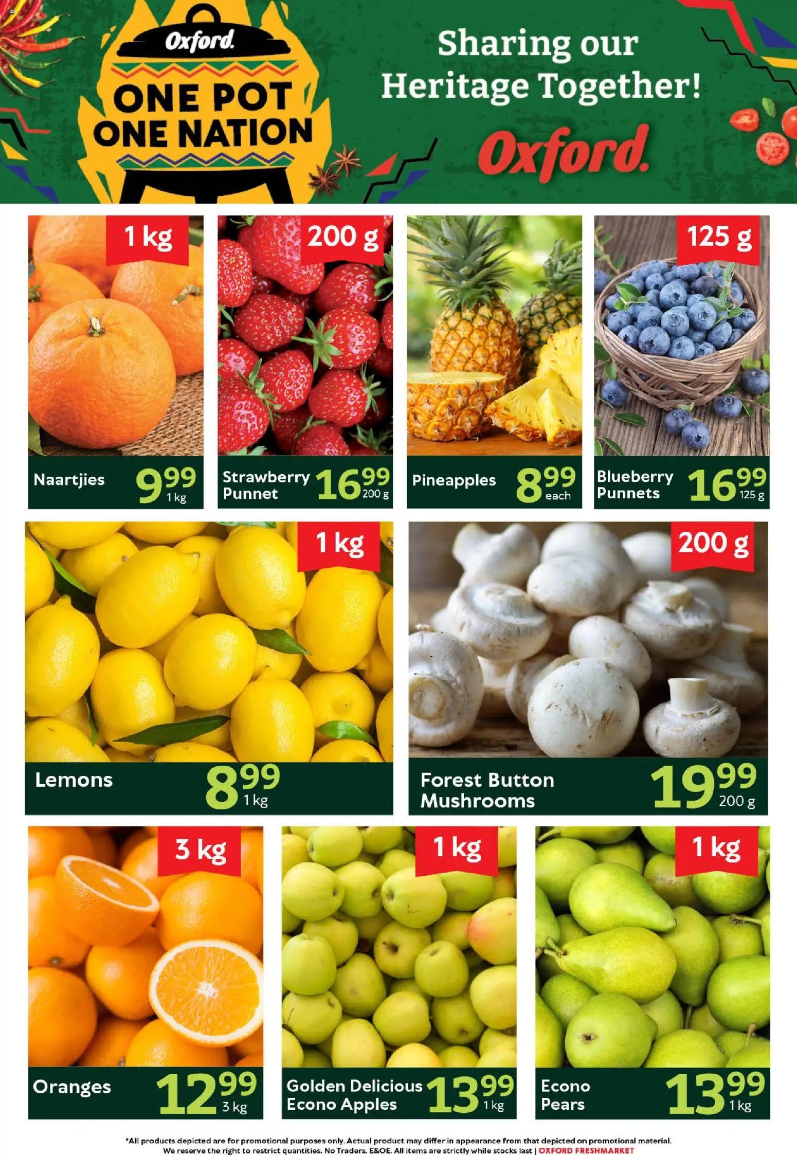 Oxford Freshmarket Tuesday Sale