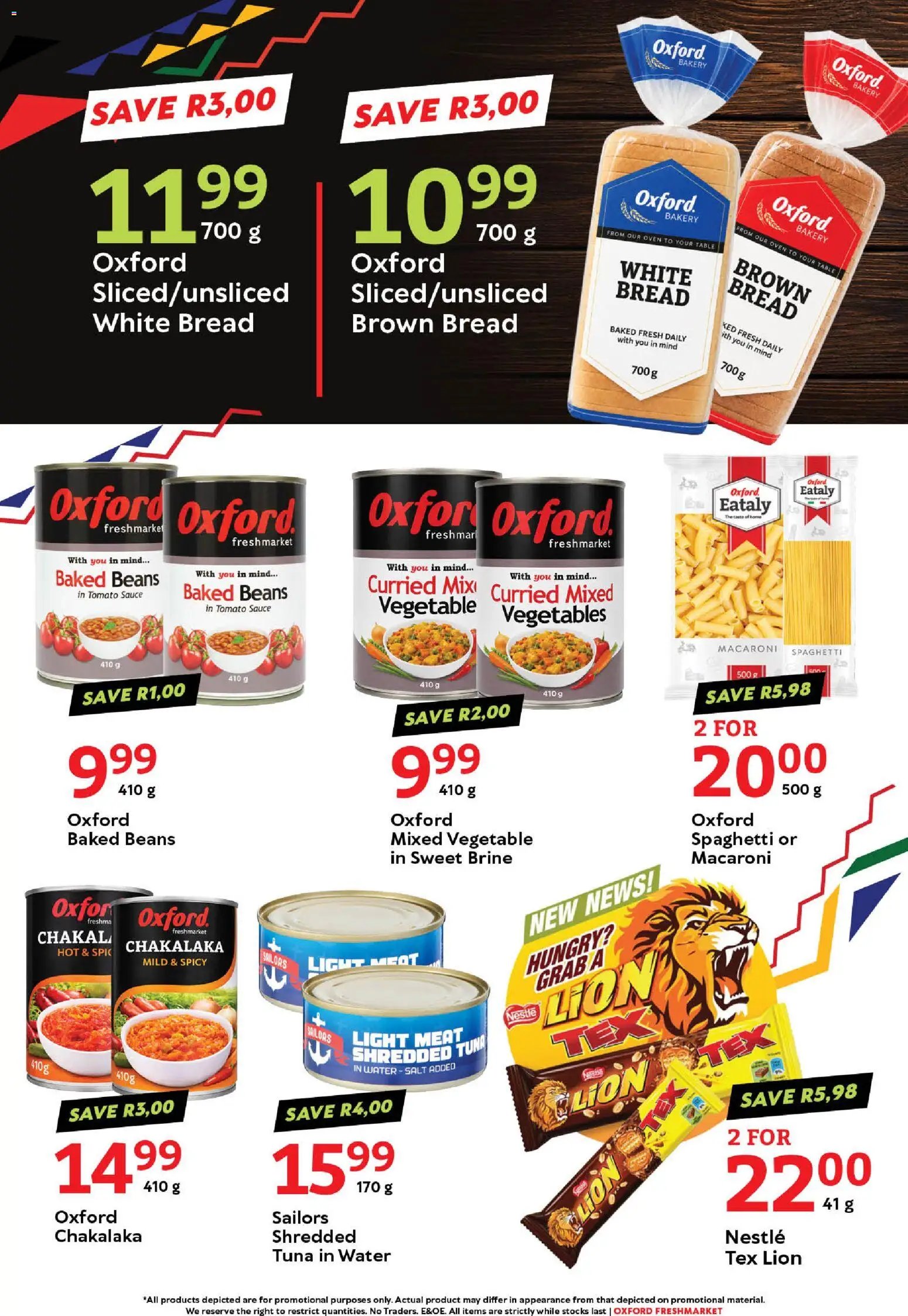 Oxford Freshmarket Tuesday Sale