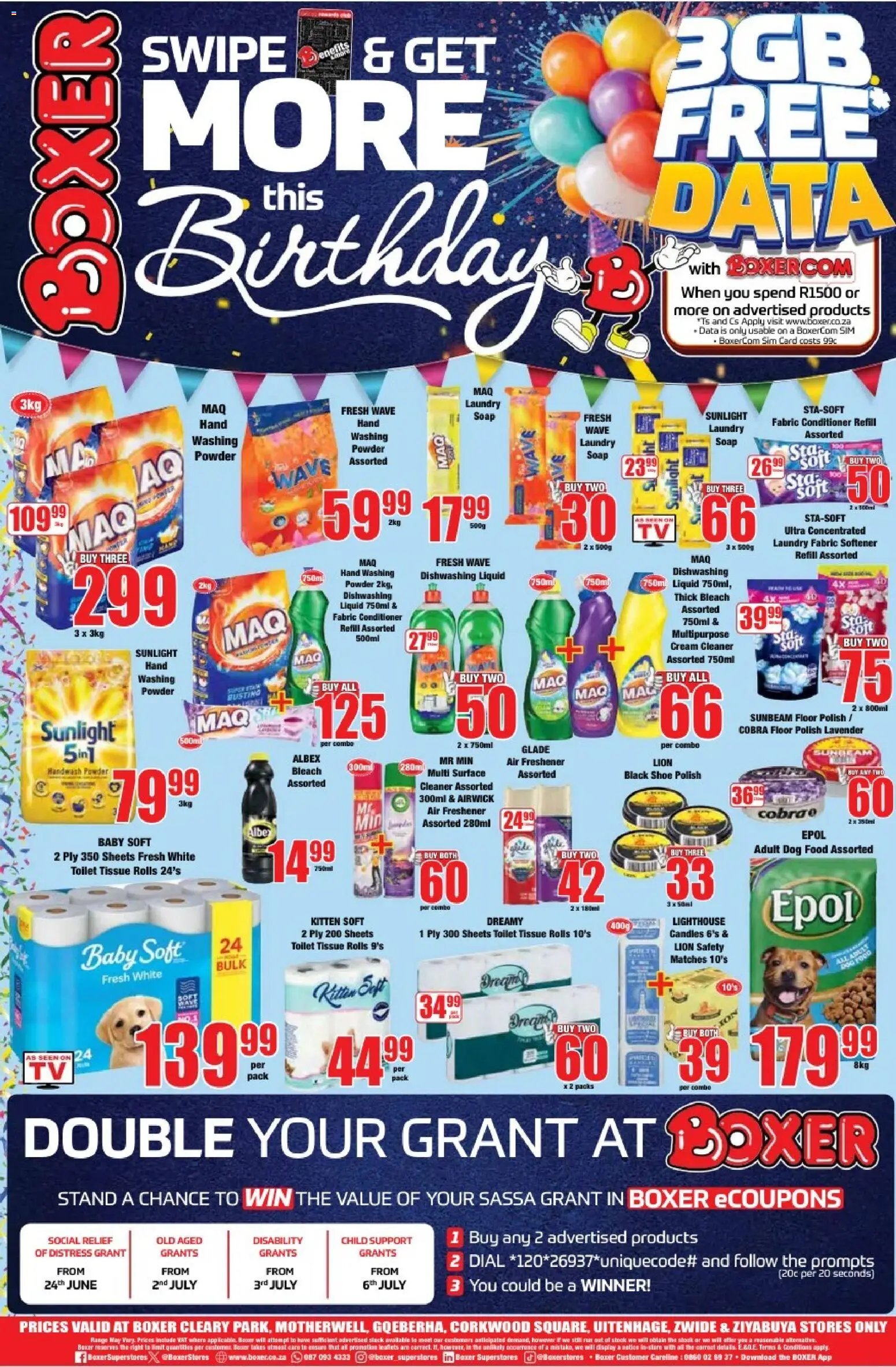 Boxer Eastern Cape Selected Stores - Specials