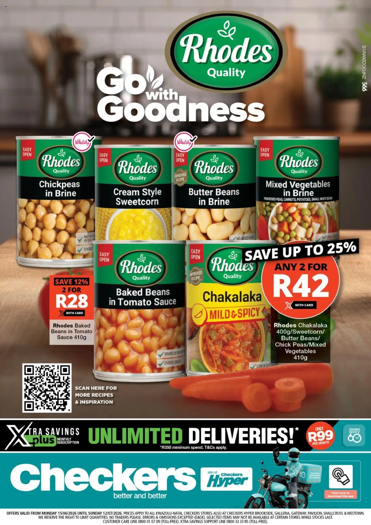 Checkers - Kwazulu Natal - Rhodes Promotion