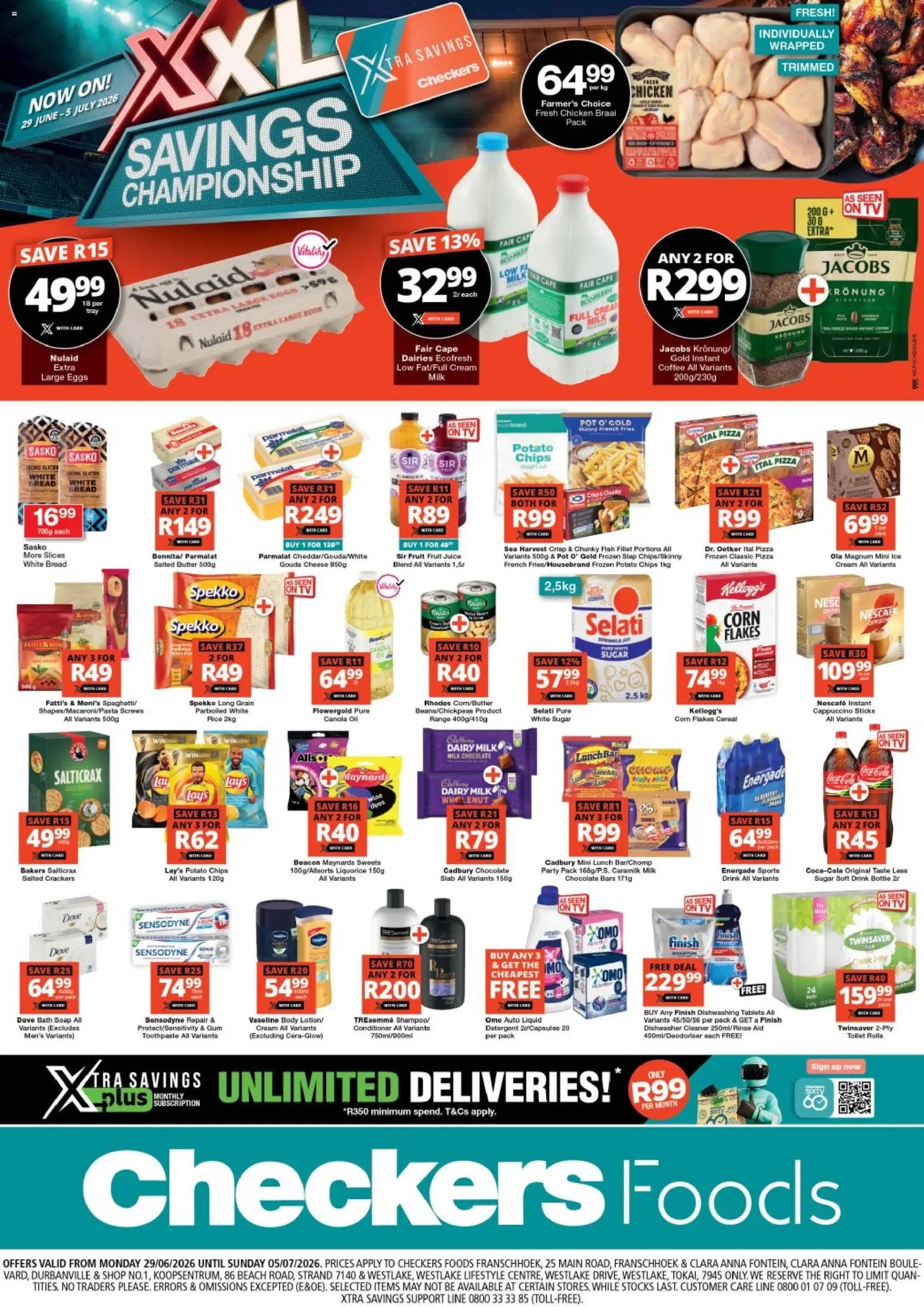 Checkers Western Cape - Foods XXL Savings Promotion Week 4