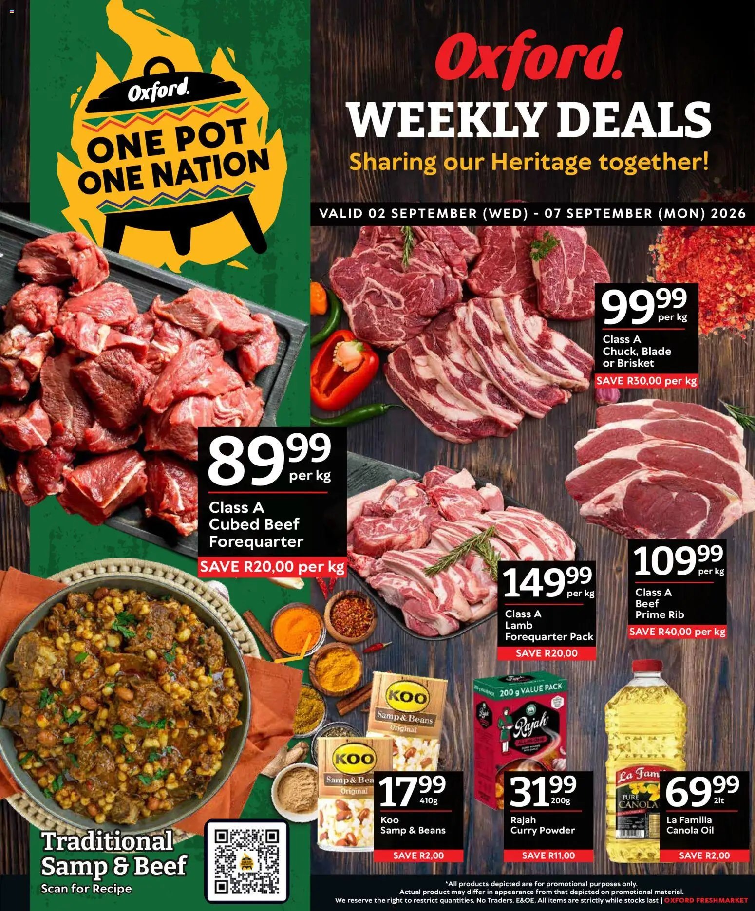 Oxford Freshmarket Specials