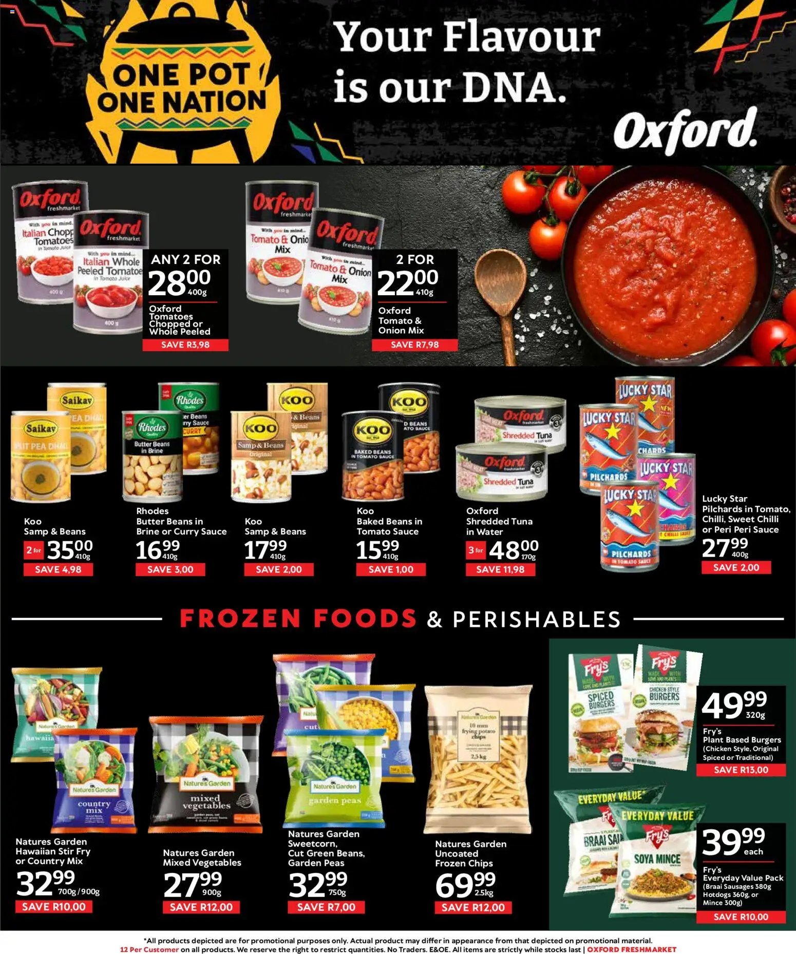 Oxford Freshmarket Specials